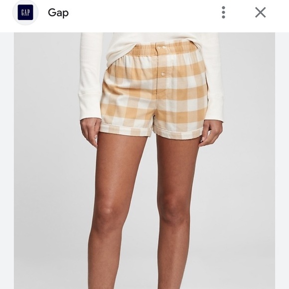 Gap Adult Flannel Women’s PJ Shorts small - Picture 1 of 2